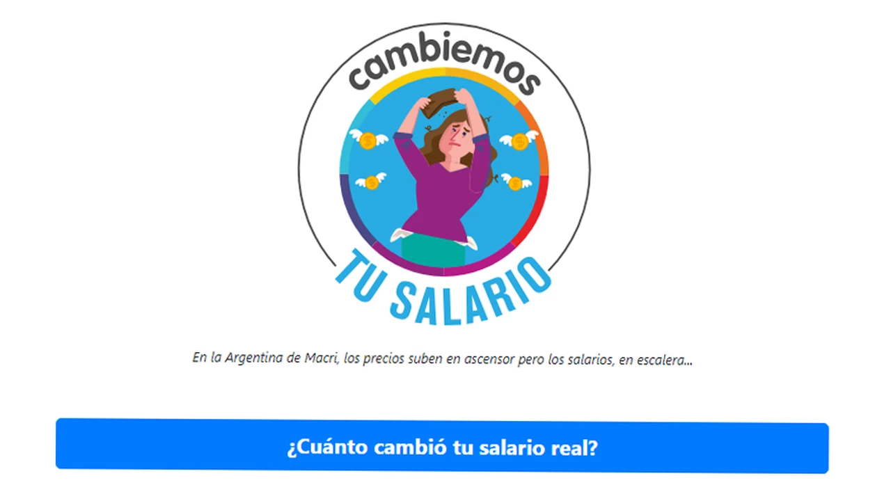 Lanzan una calculadora online para evaluar la pérdida del poder adquisitivo del salario en la "era Macri"