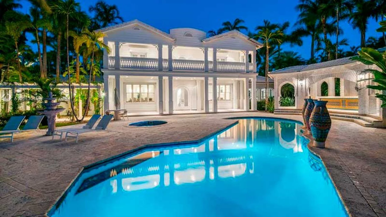 En fotos, la impresionante casa de Gloria Estefan en Miami, que se vende por USD 35 millones
