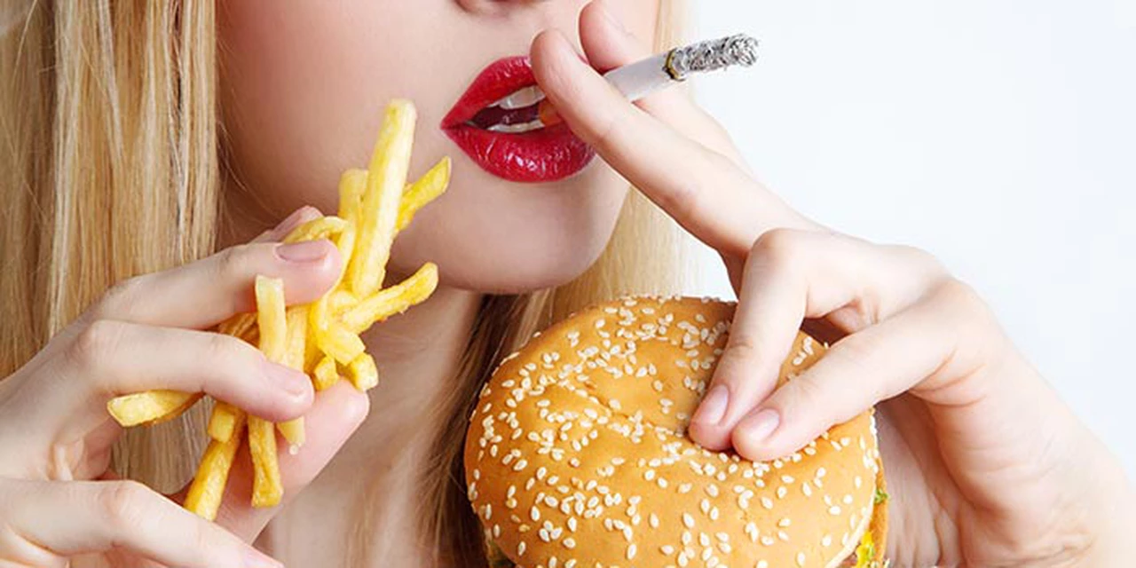 Fumar vs. comer mal: conocé cuál de los dos es más perjudicial para tu salud