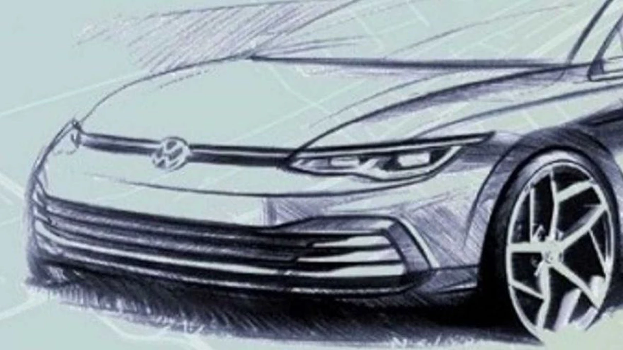 Aparecen los primeros bocetos del Volkswagen Golf 2020