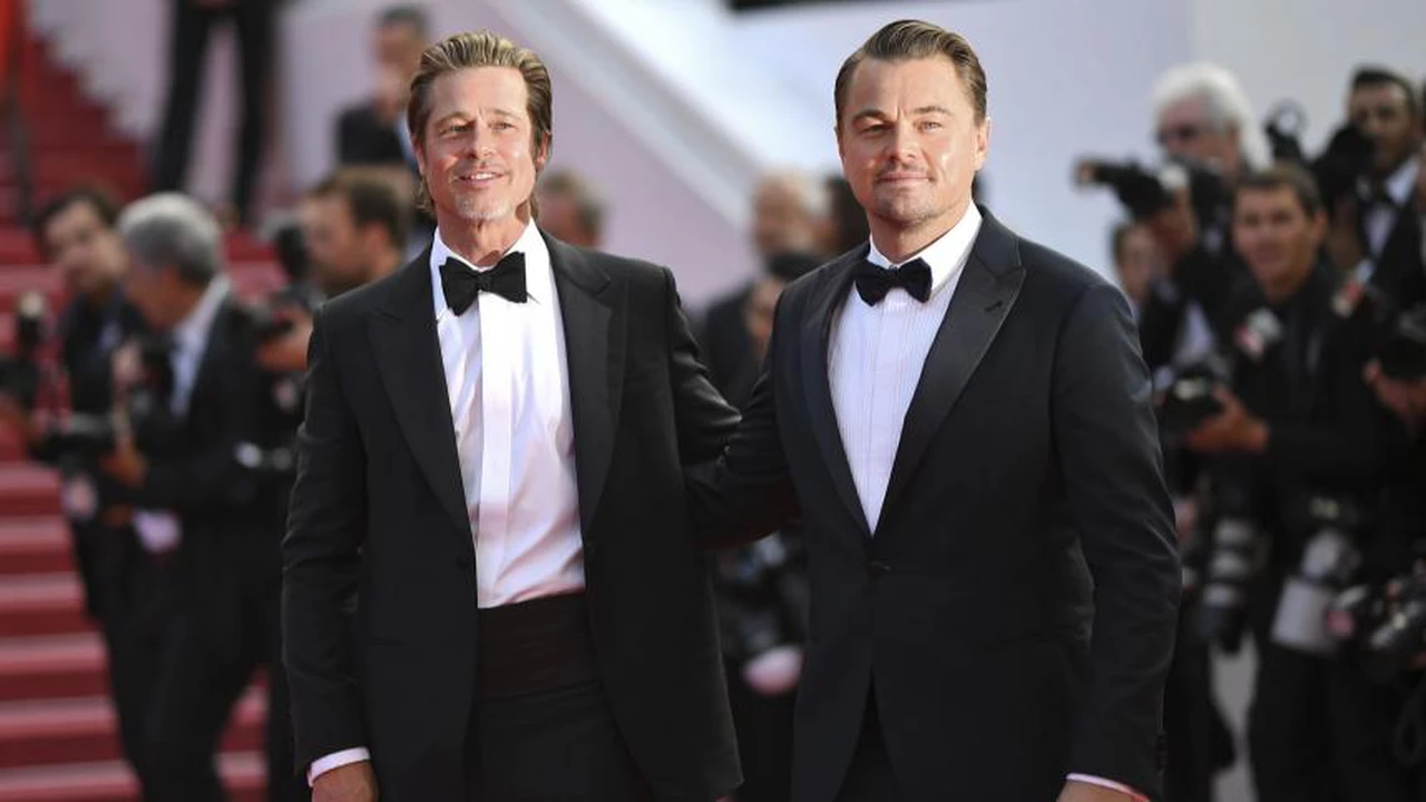 Leo DiCaprio y Brad Pitt fueron los más aclamados en la Red Carpet del Festival de Cannes