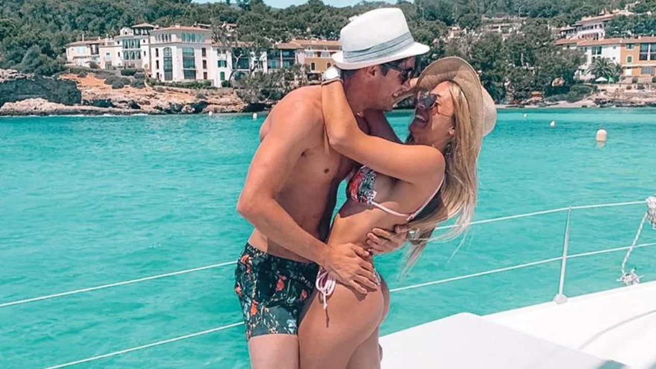 Playa, mar y amor: así son las vacaciones del defensor Nicolás Tagliaco con su novia