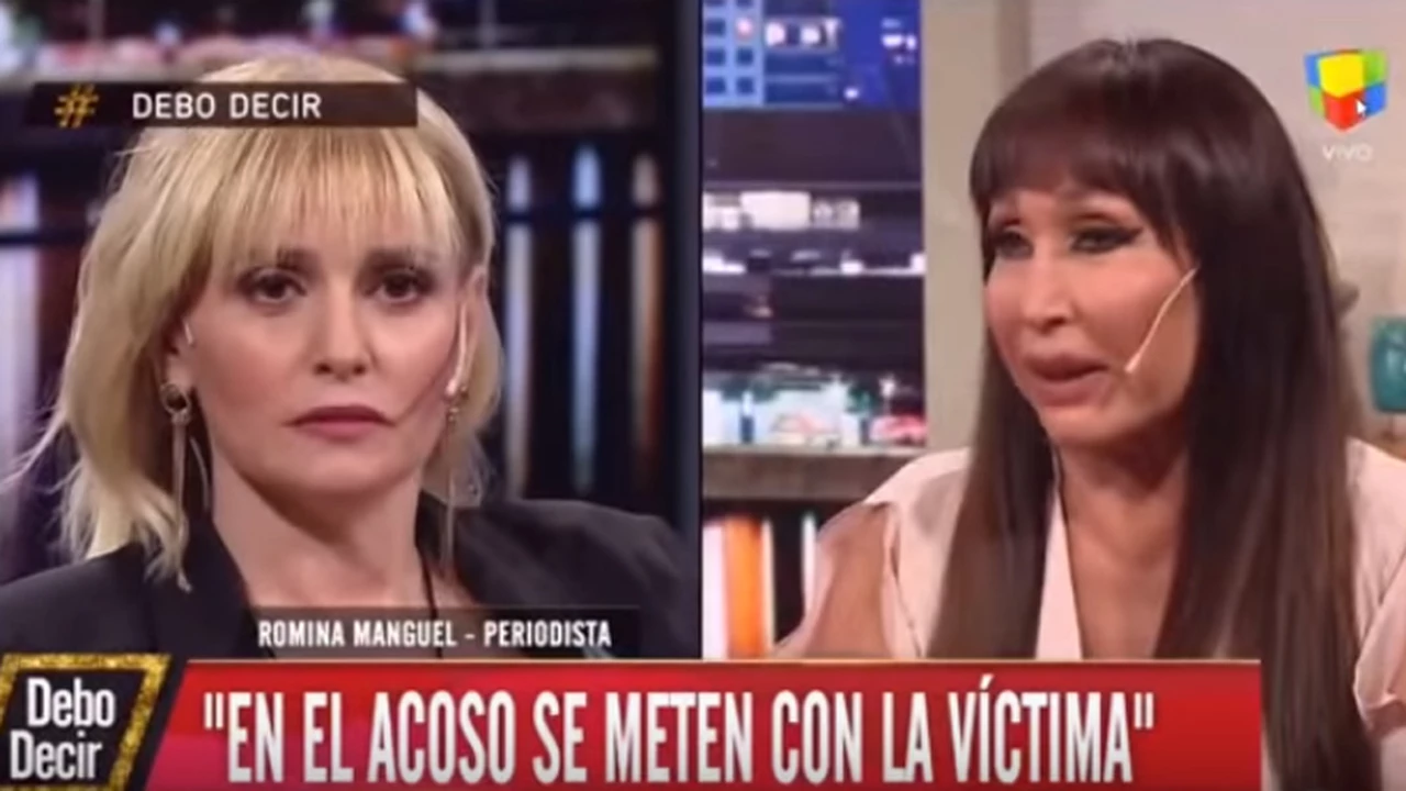 Video: Fuerte cruce entre Moria Casán y Romina Manguel por la denuncia de acoso sexual