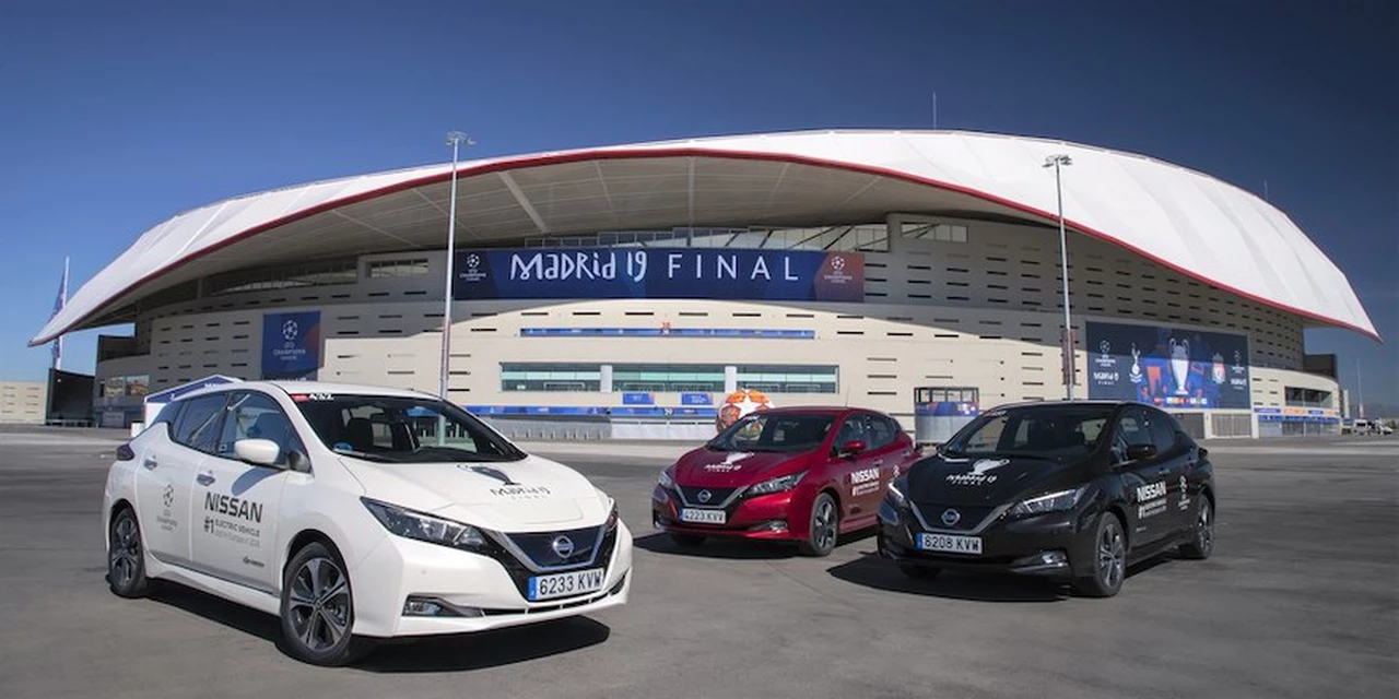 La previa: Más de 360 Nissan Leaf electrifican la final de la UEFA Champions League