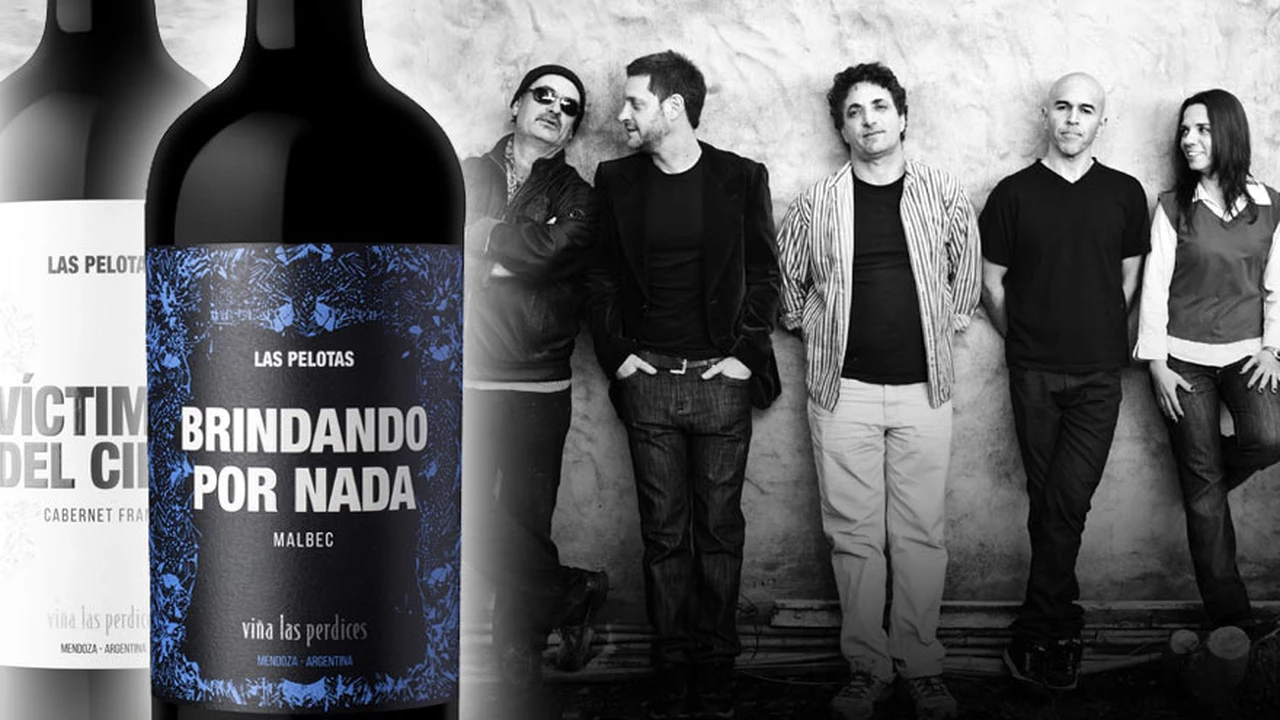 La banda de rock Las Pelotas lanzó sus nuevos vinos: cómo son y cuánto cuestan