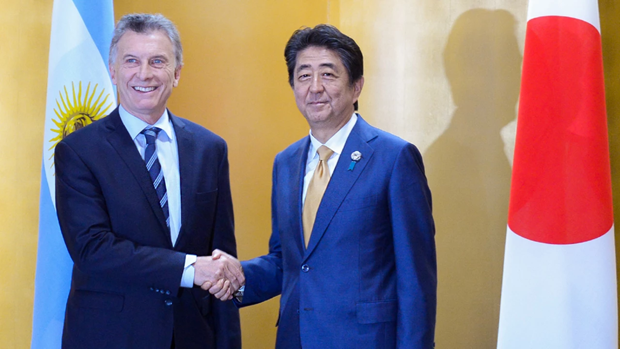 Antes del G20, Macri se reunió con el primer ministro de Japón y pidió abrir el mercado a productos argentinos
