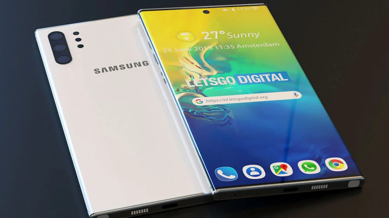 El nuevo Samsung Galaxy Note tendrá una pantalla LTPO antes que el iPhone