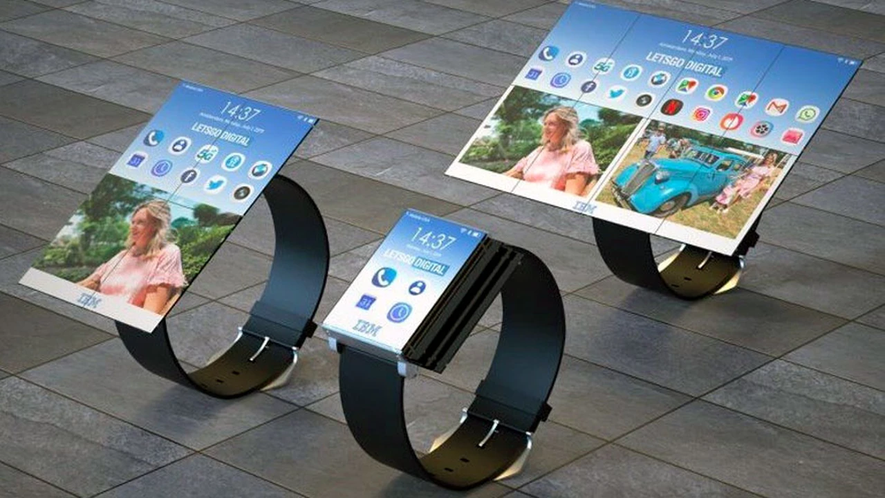 Un "smartwatch" aumenta el tamaño de su pantalla hasta parecer una tableta