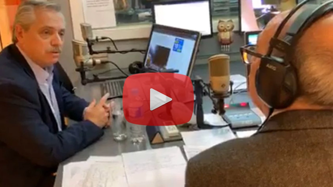 Video: tenso cruce entre Alberto Fernández y un periodista en una radio de Córdoba