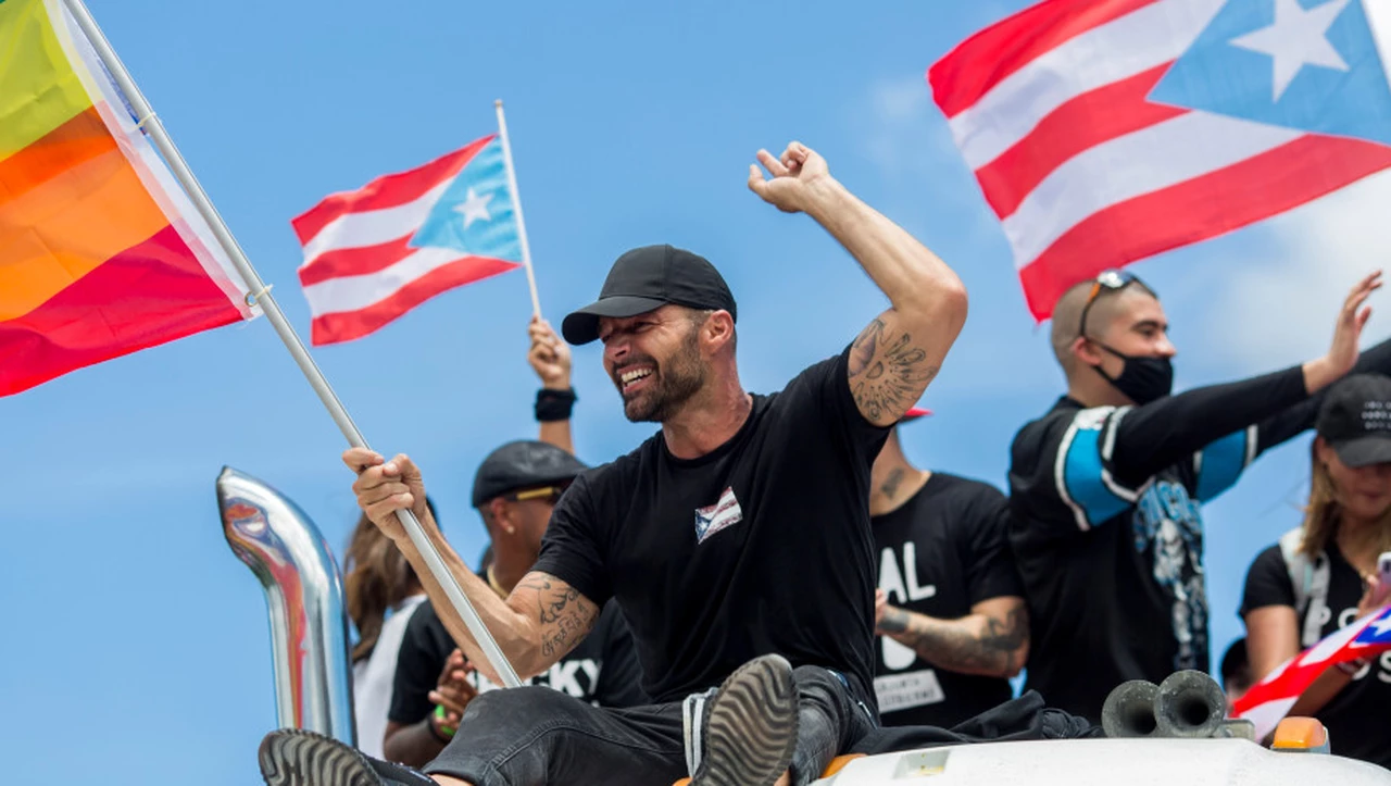 Ricky Martin, Bad Bunny, Daddy Yankee y Residente a la cabeza de las manifestaciones en Puerto Rico
