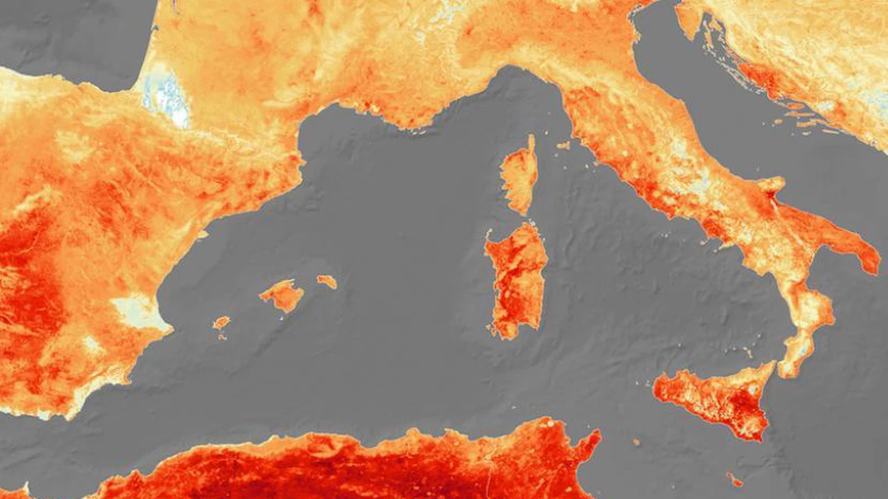 Impresionante temperatura récord en Italia: 48,8 grados en Sicilia