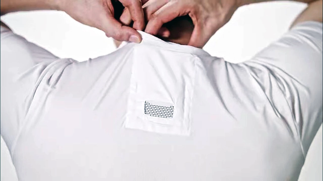 Video: así es la camiseta con aire acondicionado incorporado de Sony