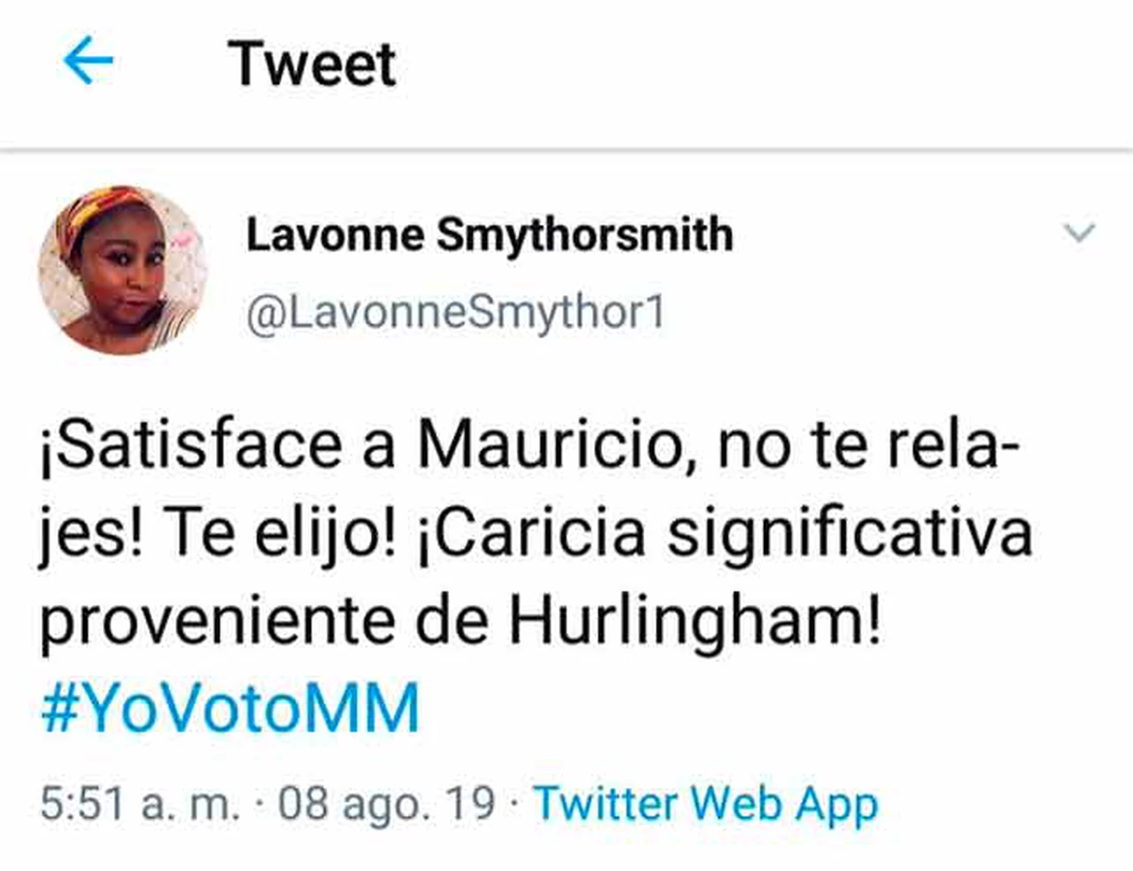 Un error dejó al descubierto la campaña viral de Macri en Twitter: "Satisface a Mauricio"