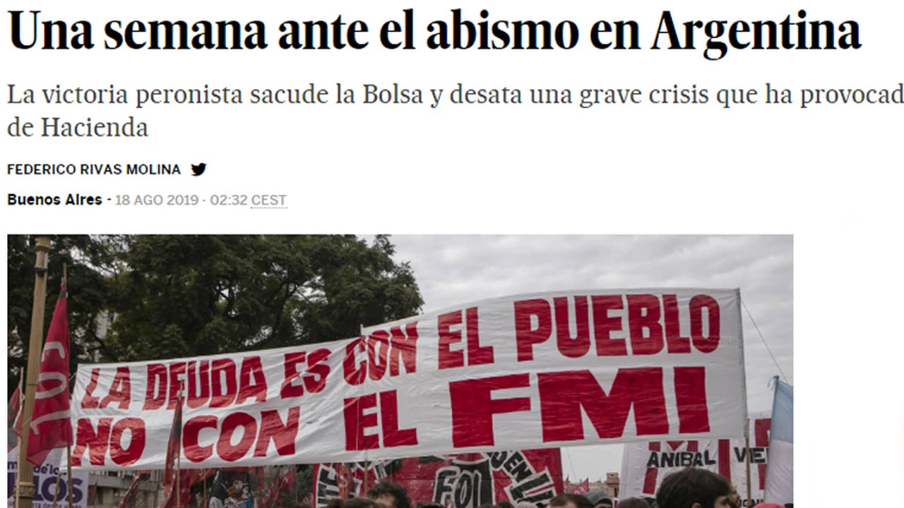 "Los pueblos que aman a sus ladrones": la furia de un diario español por el resultado de las PASO