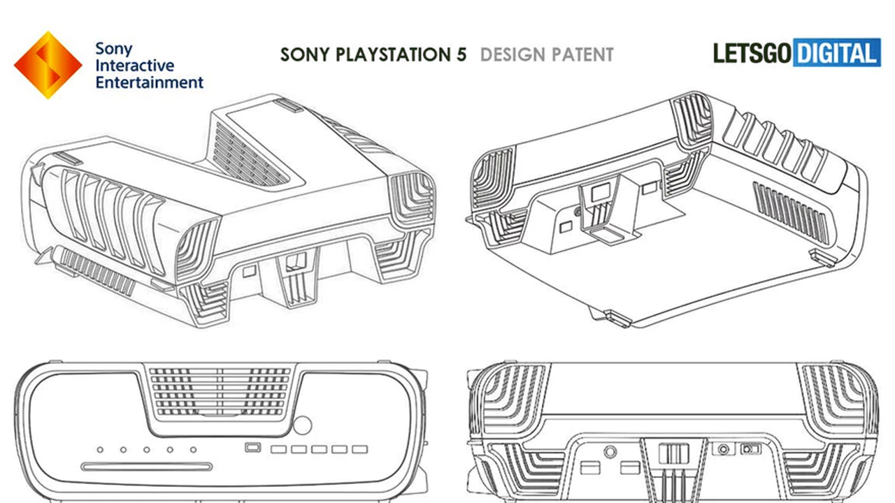 PlayStation 5: una patente revela el posible nuevo diseño de la consola de Sony