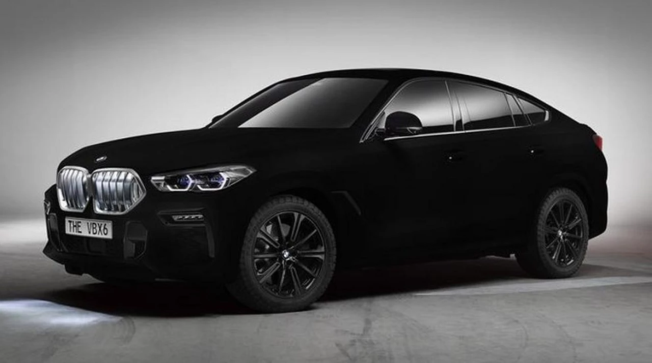 BMW X6 Vantablack, así es el SUV más negro del mundo