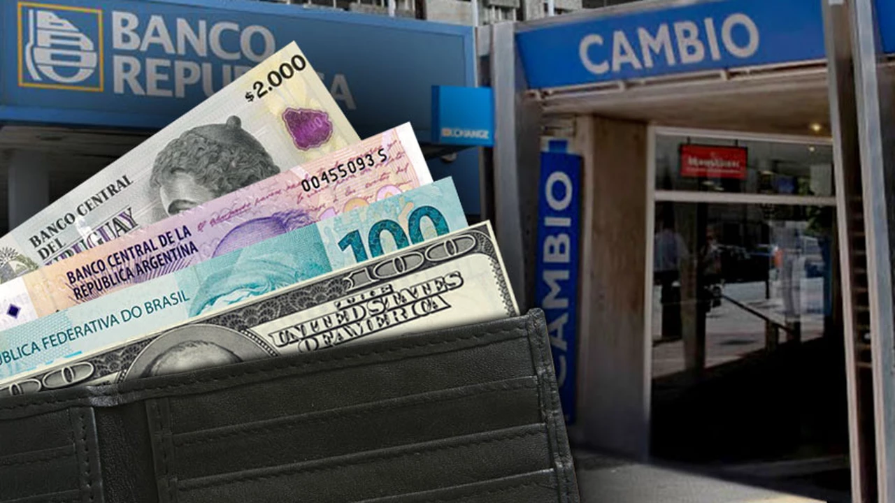 El peso argentino, devaluado en el exterior: para comprar 1 dólar piden hasta casi $100 en bancos y casas de cambio de Uruguay