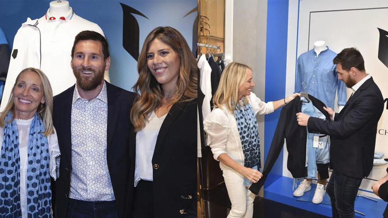 Messi inauguró su marca en Barcelona. ¿Cuánto cuesta una remera con sus iniciales?