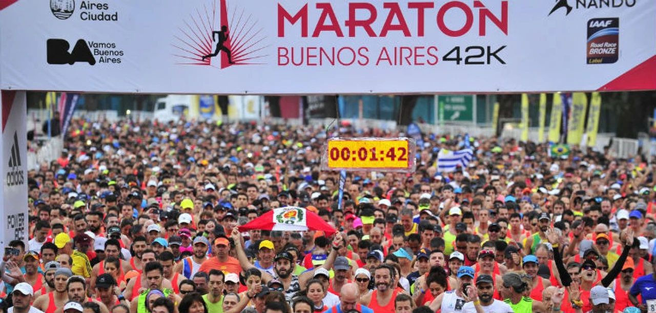 Este es el circuito de la Maratón de Buenos Aires que se corre el domingo