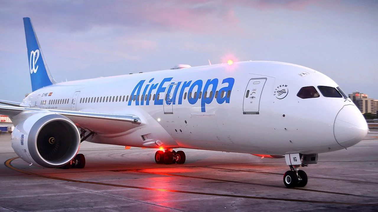 Air Europa decidió cancelar sus vuelos desde Argentina con destino a Italia