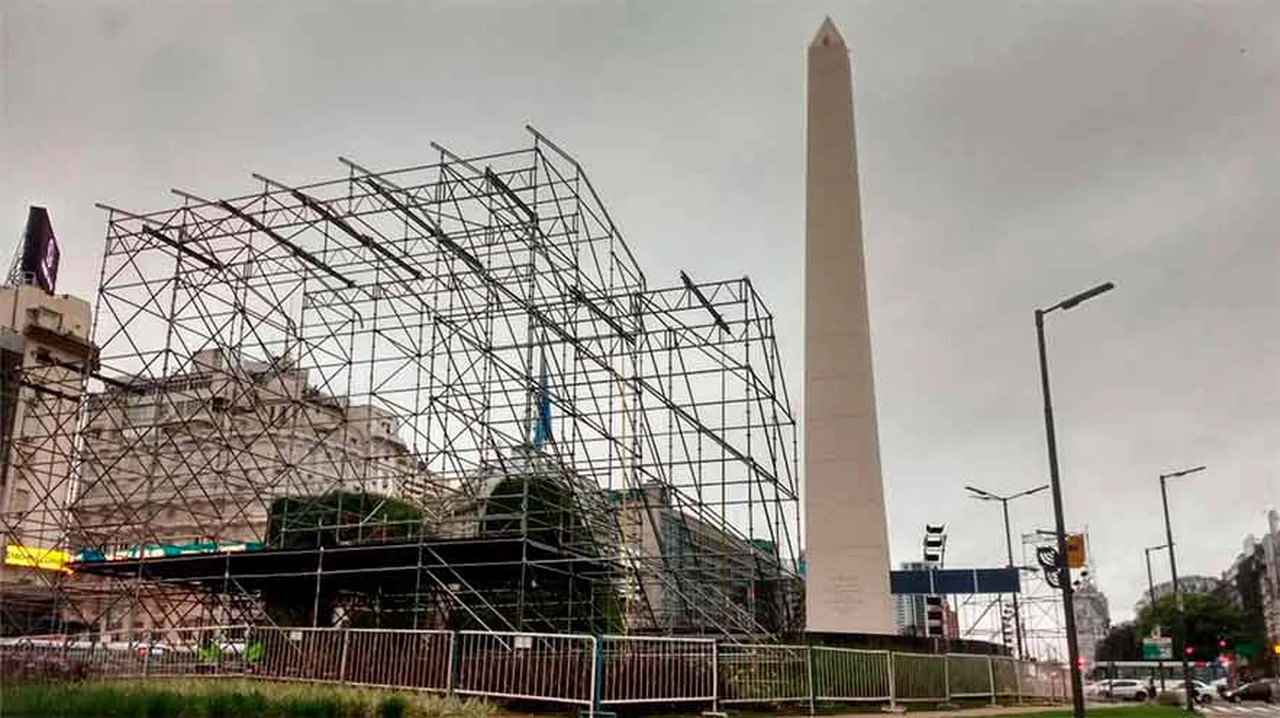 Macri se prepara para la "marcha del millón": arman el escenario frente al Obelisco