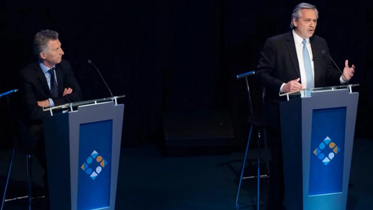 Lo que no se vio del debate: Macri y Alberto Fernández se increparon detrás de cámara