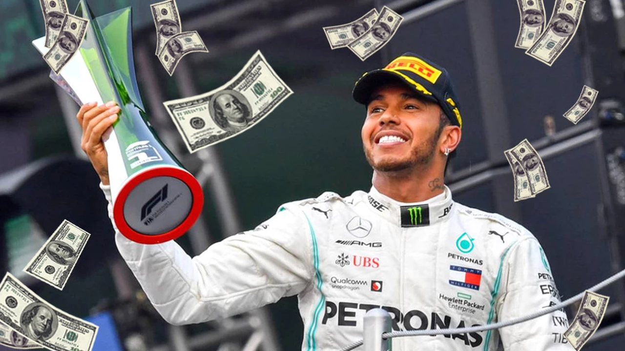 Lewis Hamilton: cuánto gana el piloto mejor pago de la historia, que hoy monopoliza la Fórmula 1