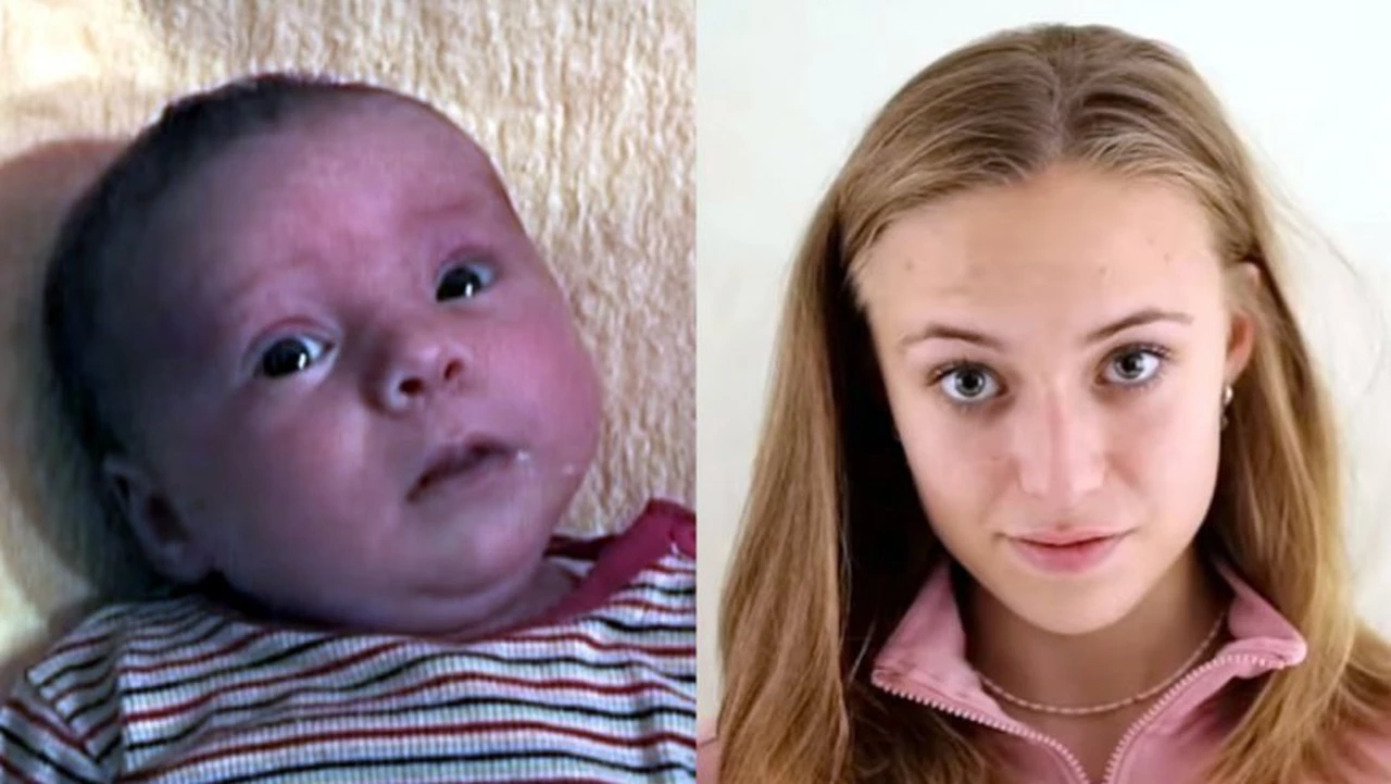 Video: grabó a su hija desde que era bebé hasta los 20 años