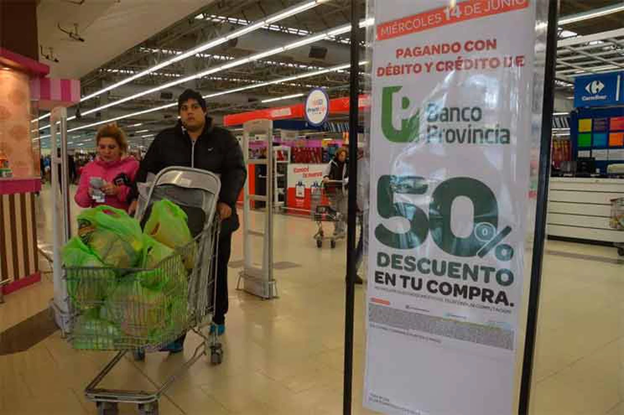 El Banco Provincia puso fin a la promoción que devolvía el 50% de las compras en supermercados