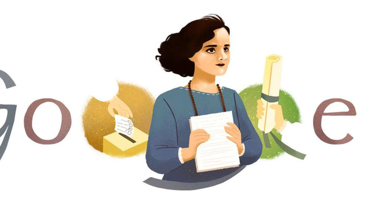 Google recuerda a Matilde Hidalgo de Procel, la primera mujer en votar en América Latina