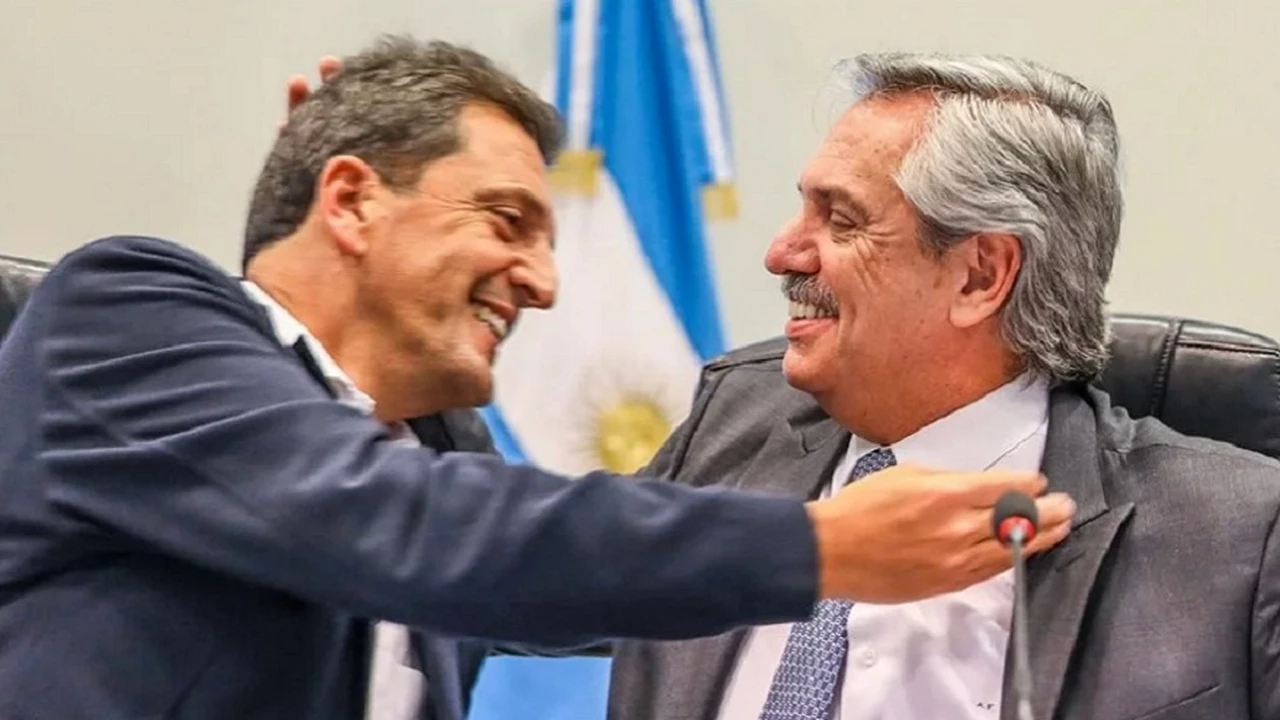 Cumbre en la Casa Rosada: el Presidente se reunió con Massa y Máximo Kirchner para definir la agenda parlamentaria