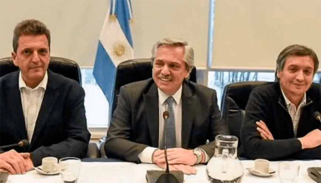Alberto Fernández, Massa y Máximo Kirchner definieron la agenda parlamentaria