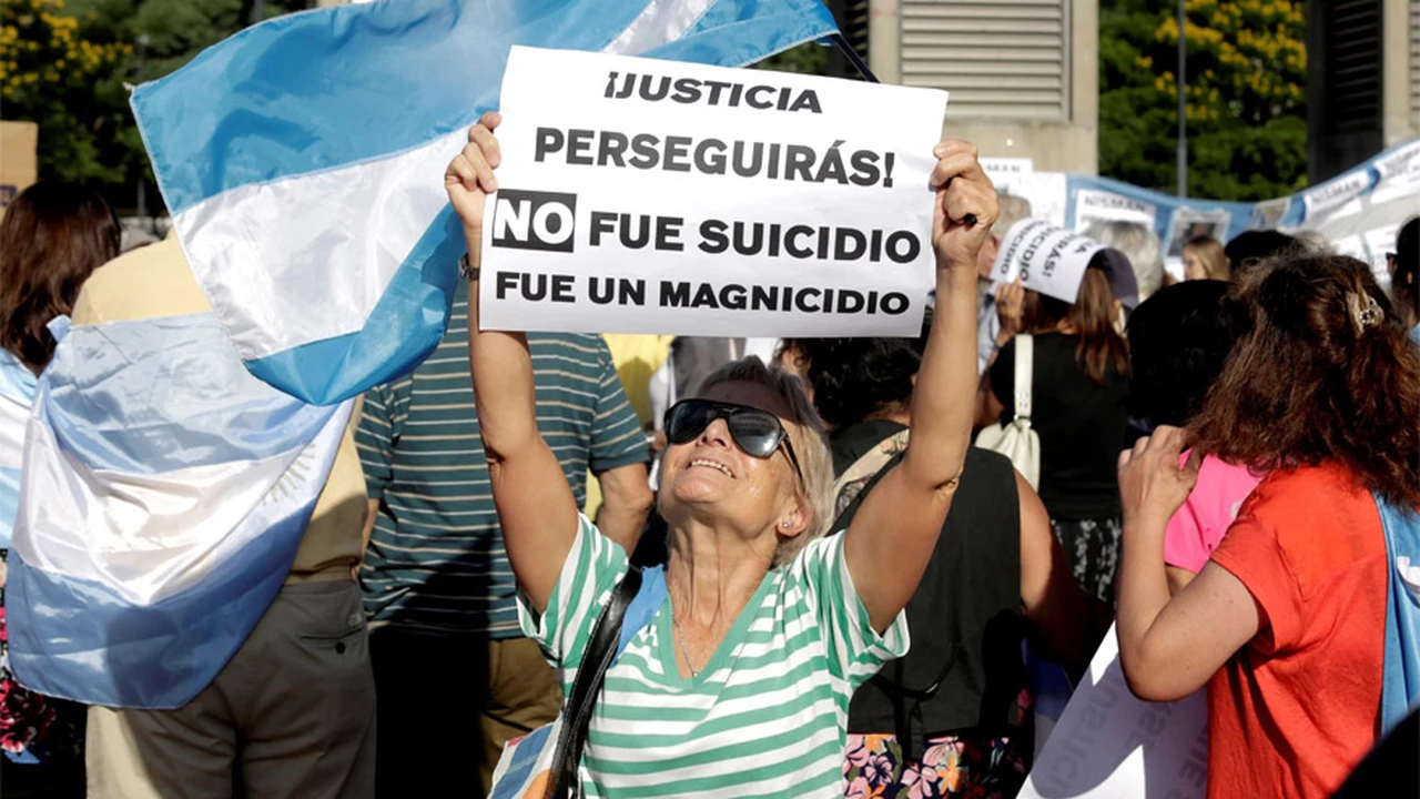 "No fue suicidio, fue magnicidio": la consigna central del homenaje a Nisman
