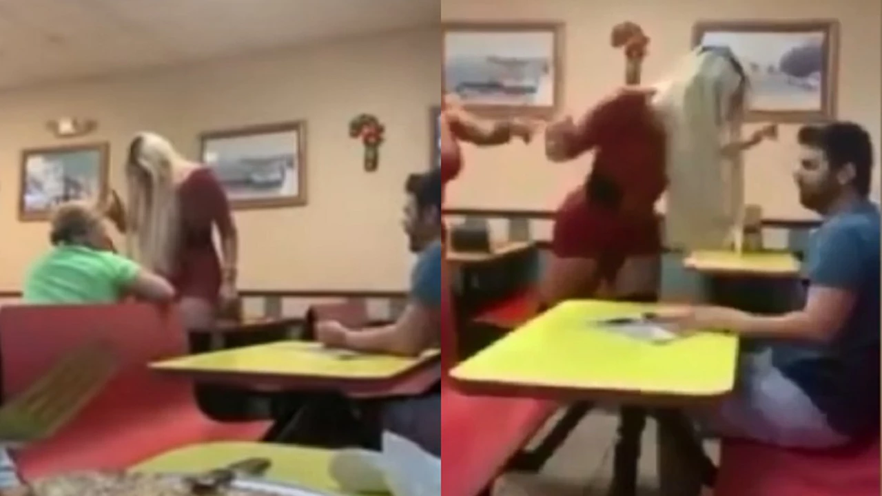 Video: dos mujeres trans le dieron una paliza a un hombre que las acosaba en un restaurante