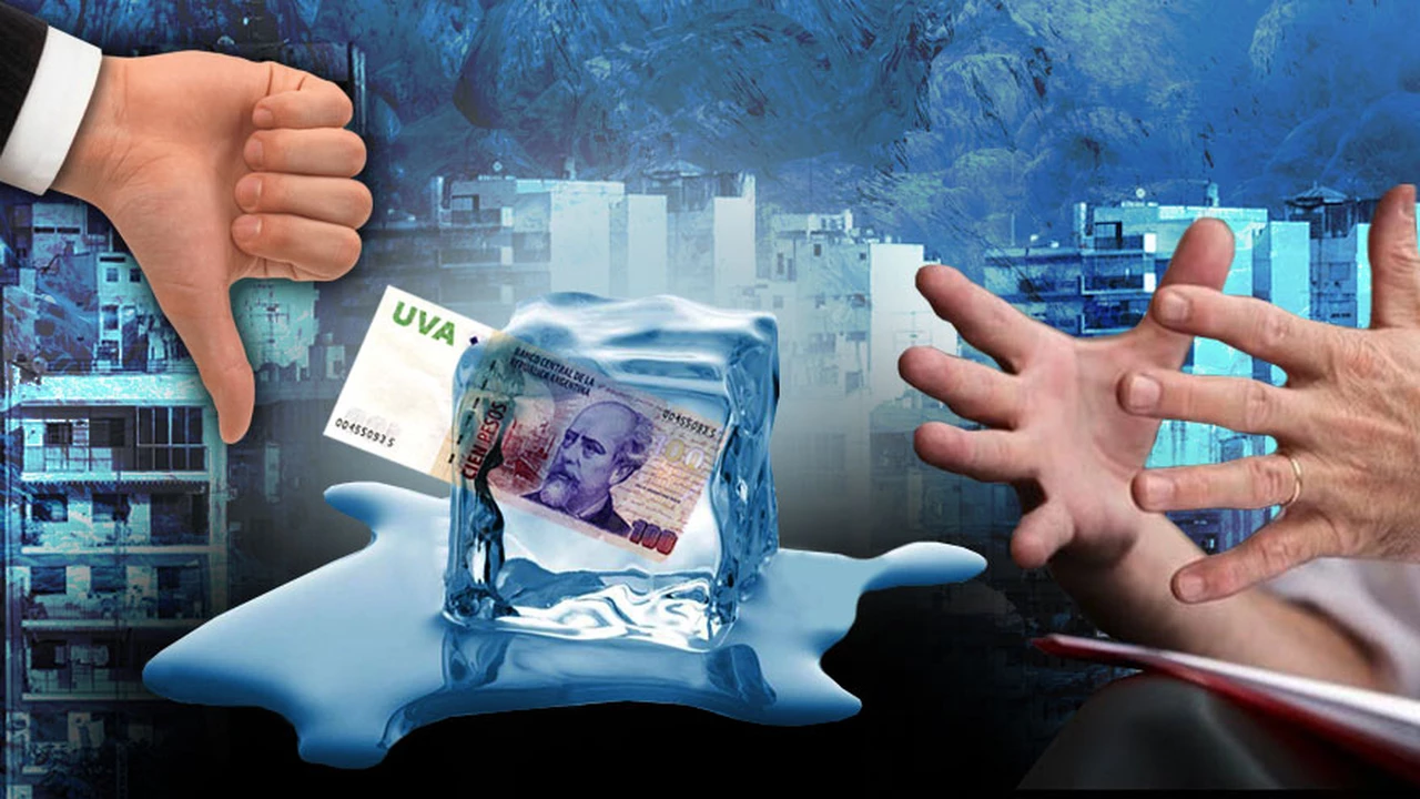 Polémica UVA: enojados por el descongelamiento de cuotas, deudores protestan en el BCRA