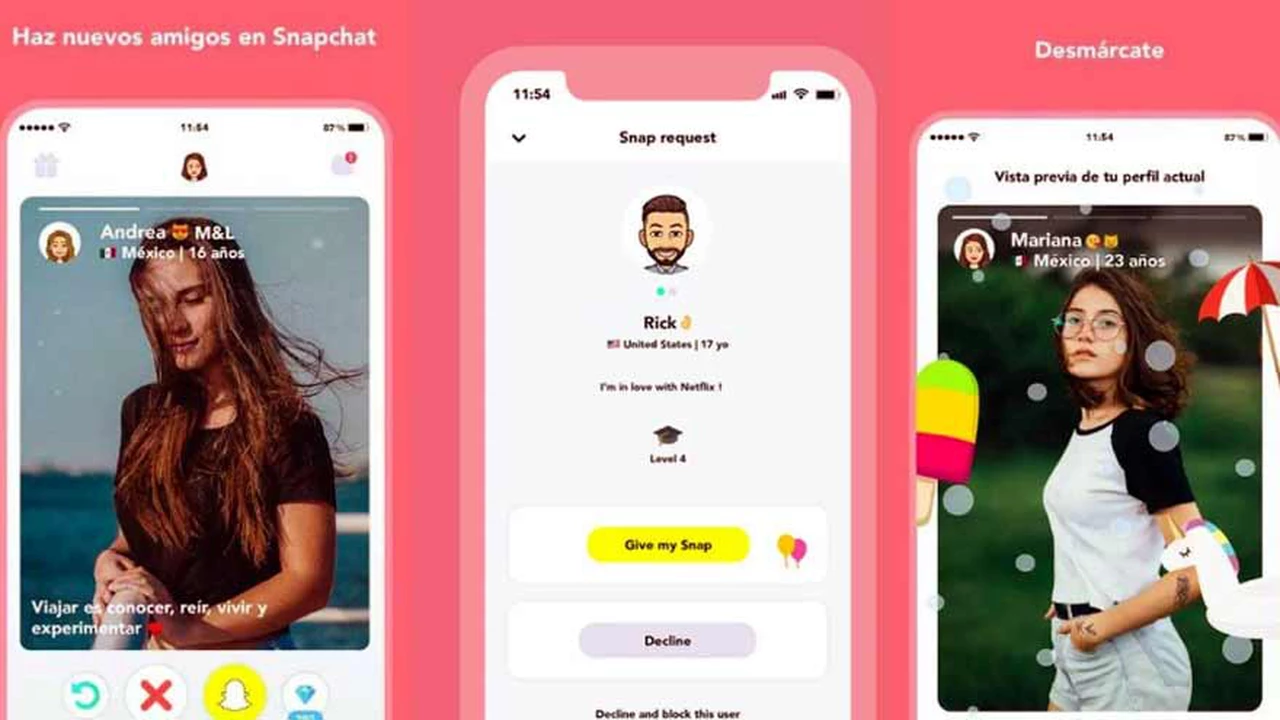 ¿Qué es Hoop, el "Tinder para Snapchat" que explota en descargas?
