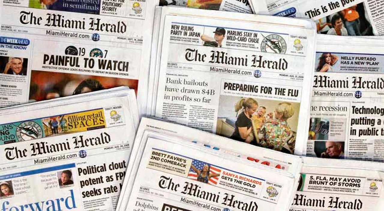 Se declaró en quiebra la firma dueña del Miami Herald y otros 30 diarios de estadounidenses
