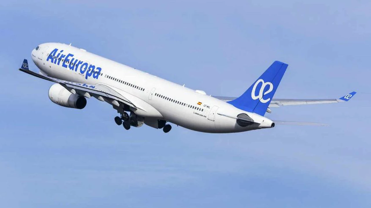 Air Europa aumentará frecuencias entre Madrid y Buenos Aires