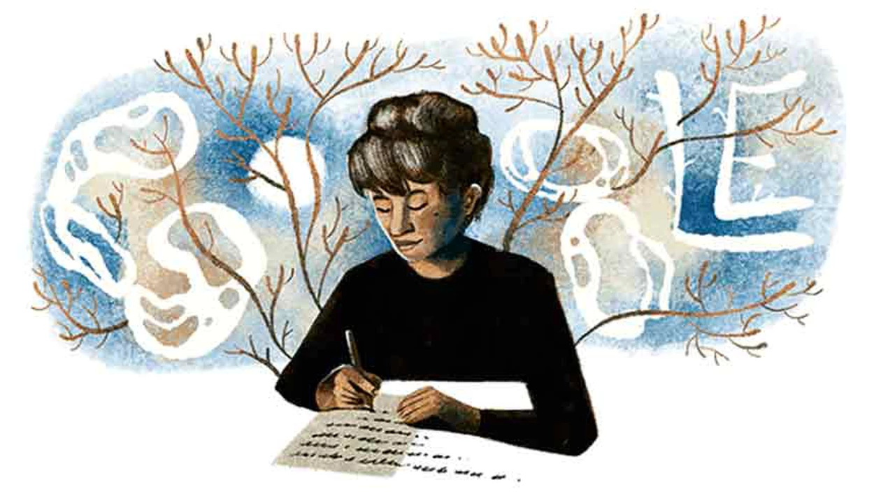 Google recuerda con un doodle a la poeta argentina Olga Orozco
