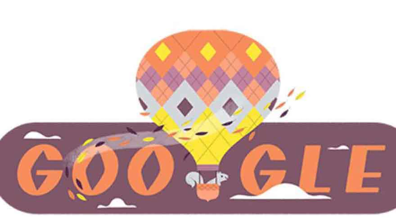 Google anuncia con un "doodle" el equinoccio de otoño