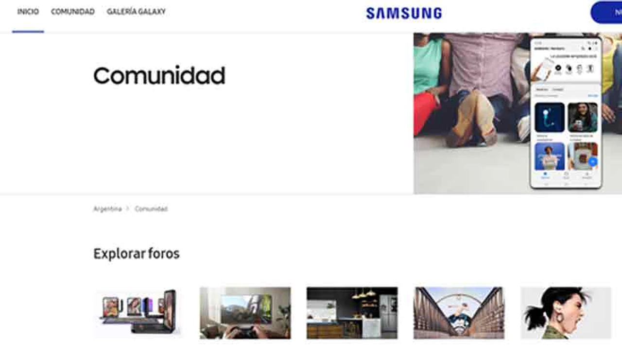 Samsung lanza una aplicación para abrir una comunidad de usuarios de sus productos y servicios