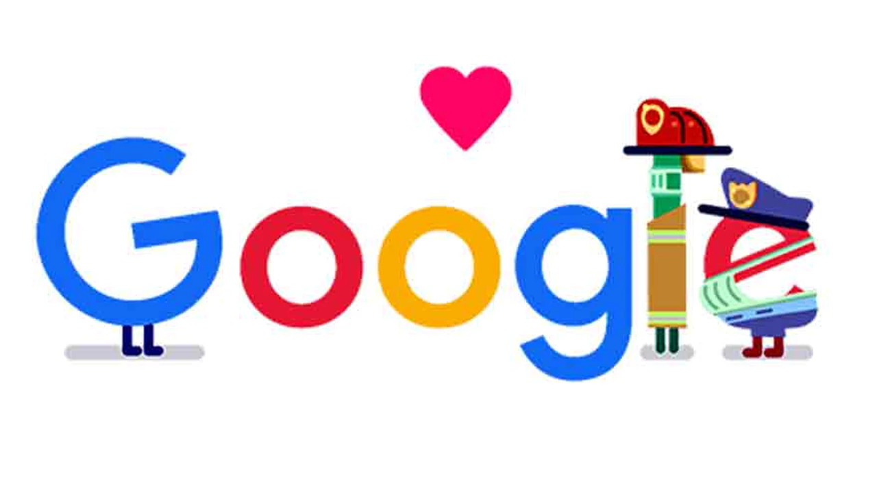 Google publica un "doodle" para reconocer a los trabajadores de servicios de emergencia por el coronavirus