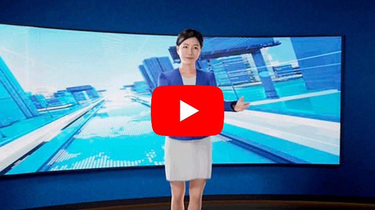 VIDEO: debuta la primera presentadora 3D de noticias con inteligencia artificial
