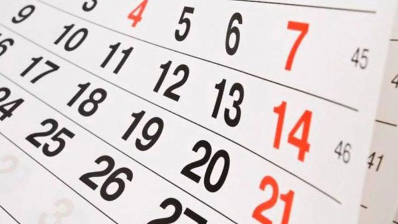 Calendario 2020: estos son los feriados de la segunda mitad del año