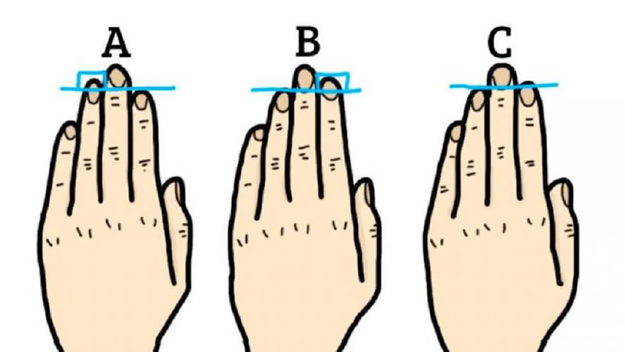Test revelador: ¿qué dice el largo de tus dedos sobre tu personalidad?