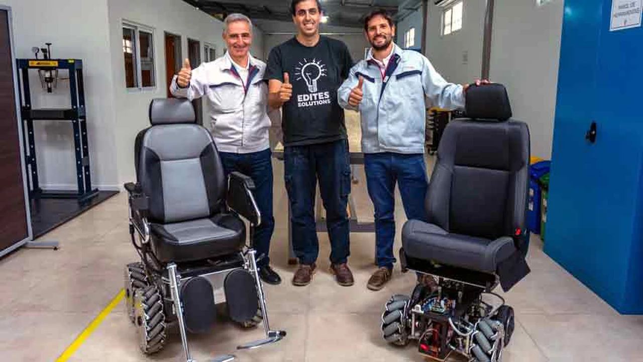 Innovación: empresa argentina crea silla de ruedas omnidireccional a batería con apoyo de Toyota