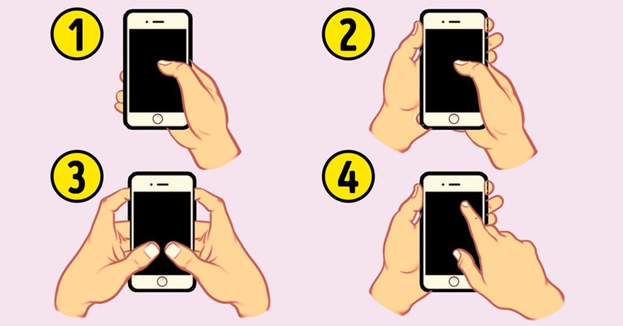 Test del teléfono celular: qué revela de tu personalidad la forma en que lo sostenés en tu mano