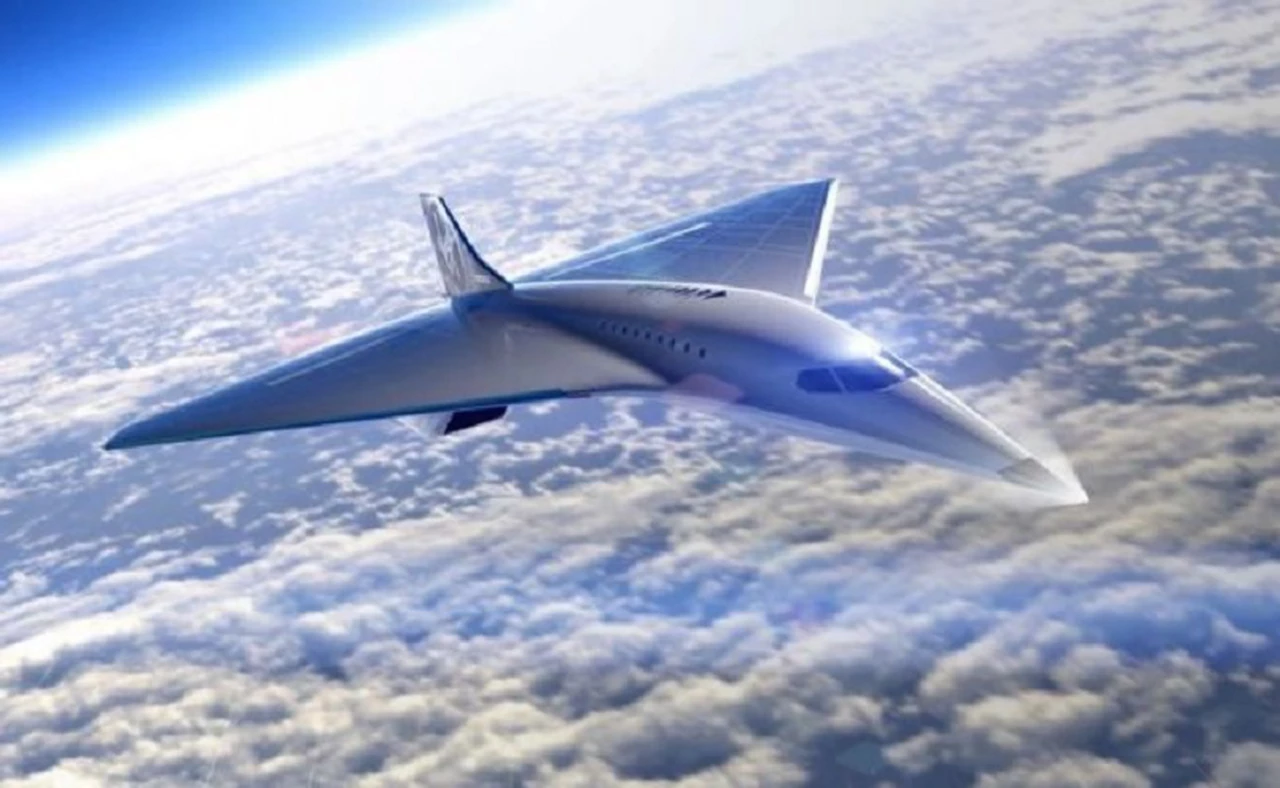 Así será el avión supersónico que reducirá 5 veces el tiempo de vuelo