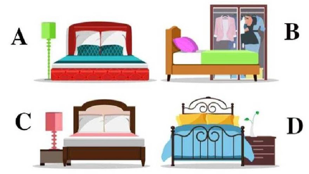 TEST de la cama: ¿cuál elegirías para dormir y qué dice de vos?