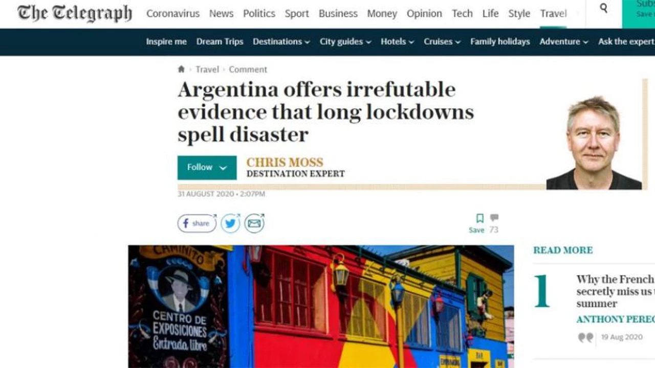 The Telegraph: "Argentina evidencia que las cuarentenas prolongadas son un desastre"